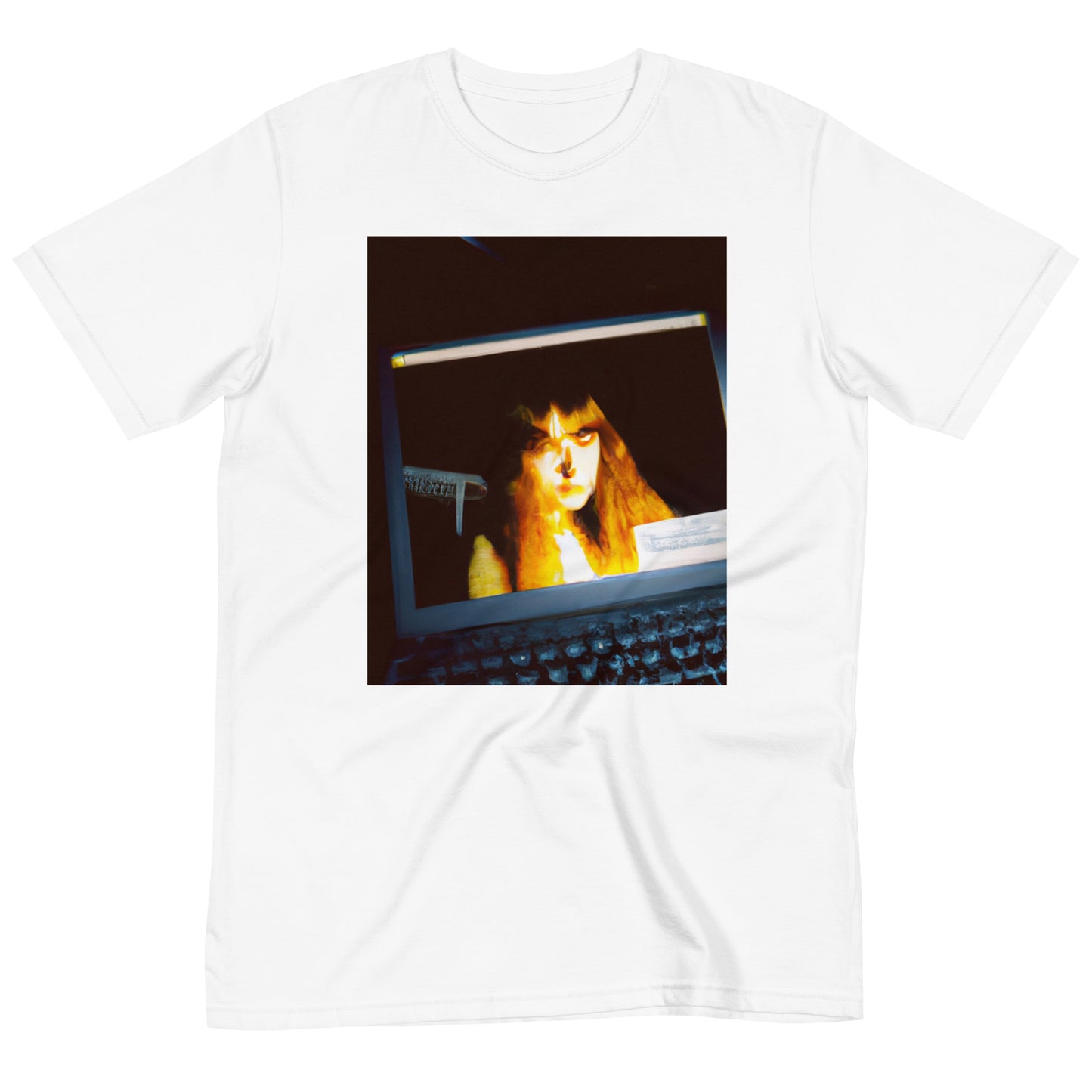 she's in the computer Tee